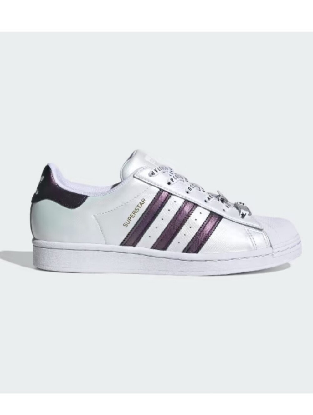 NWT Adidas Women’s Superstar Sneaker Queen Purple Iridescent Women’s Size 8